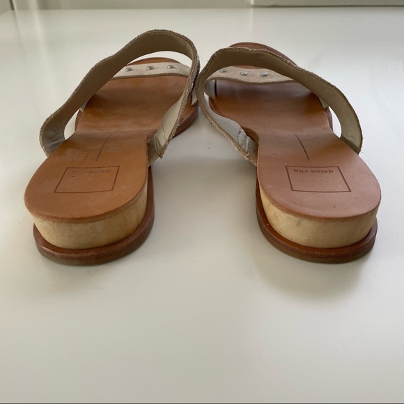 Dolce Vita Pacey Sandals in Sand Suede - Picture 4 of 7